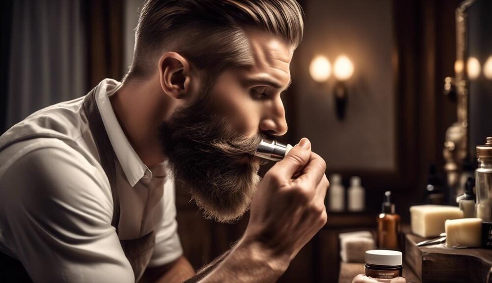 luxurious and well groomed beards
