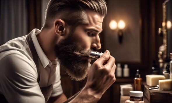 luxurious and well groomed beards