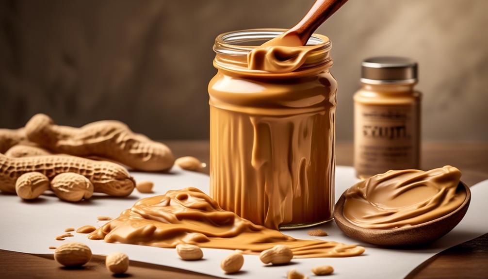 managing oil in peanut butter
