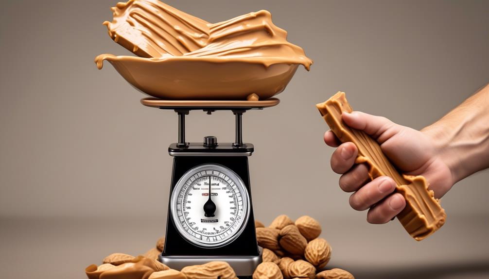measuring peanut butter accurately