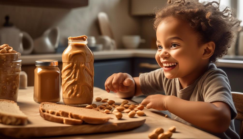 origin of peanut butter kid