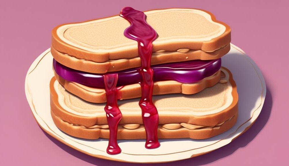 peanut butter and jelly ratio