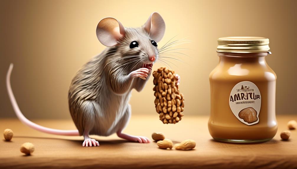 peanut butter attracts mice