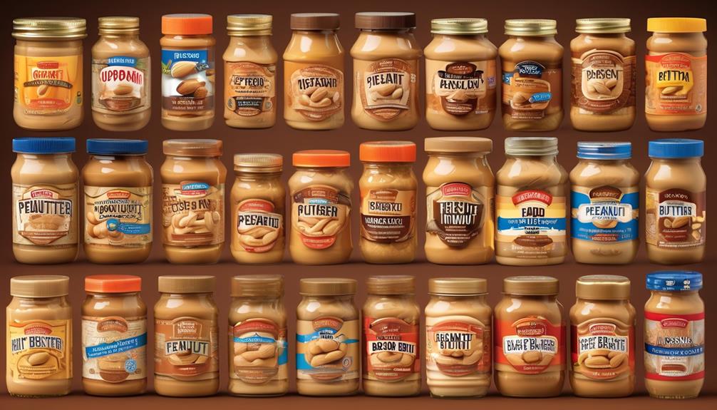 peanut butter brand selection