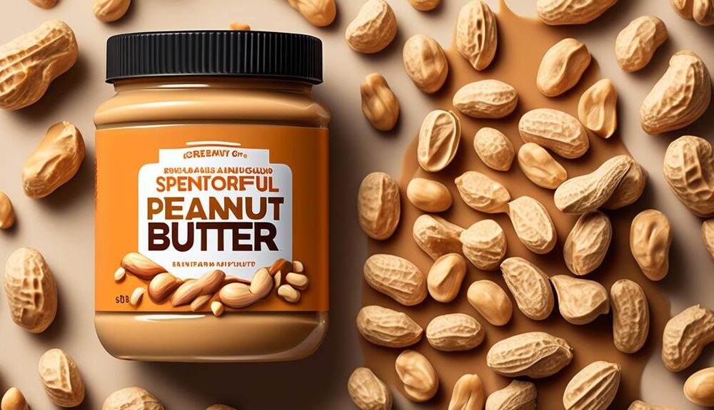 peanut butter calorie content