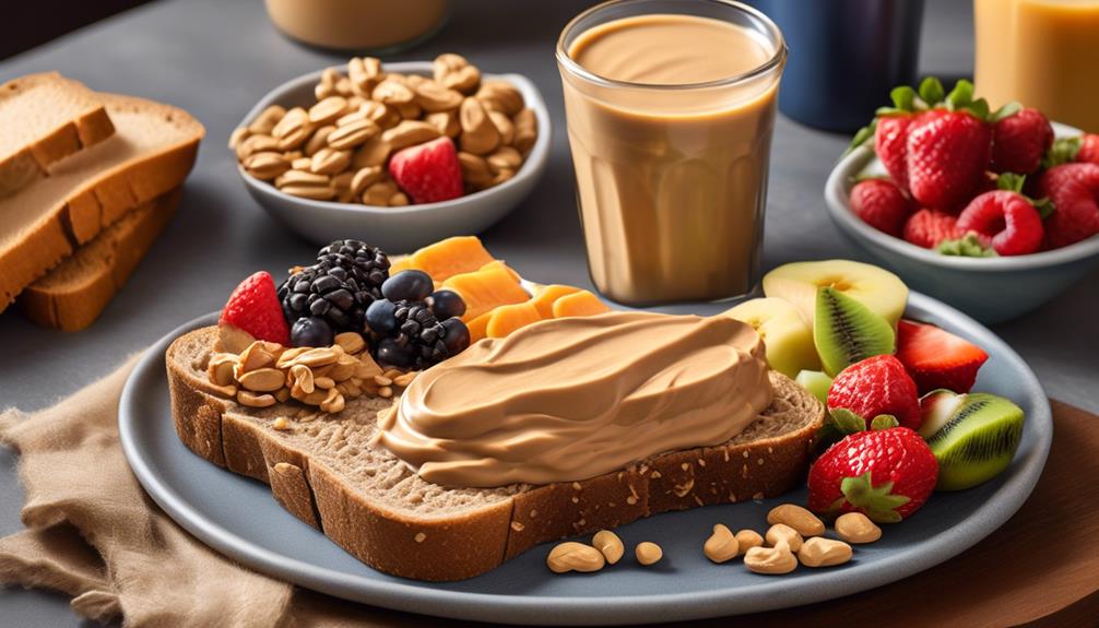 peanut butter for nutritional balance