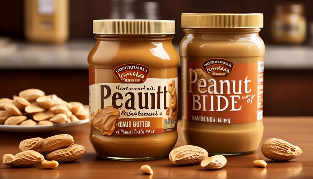 peanut butter natural vs conventional