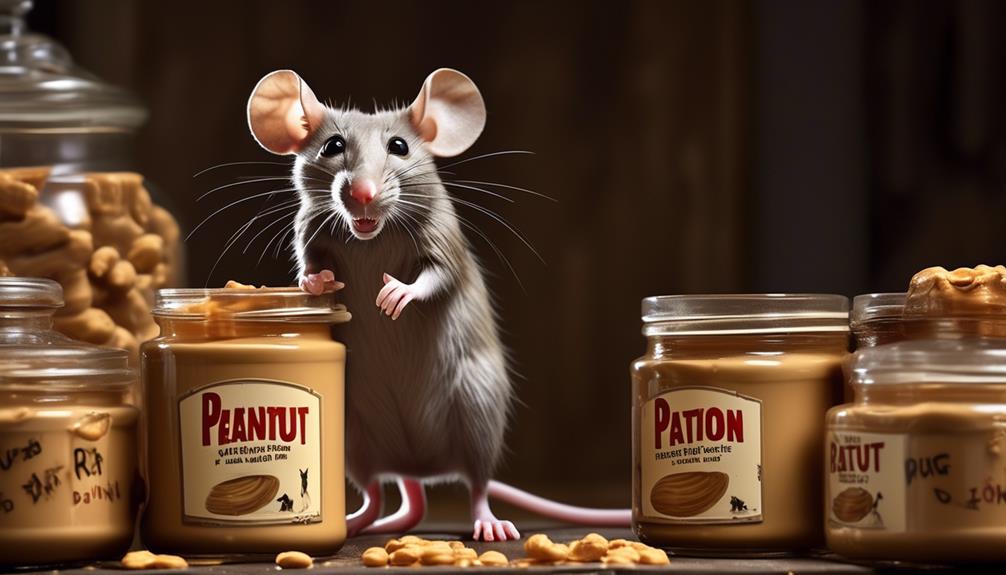 peanut butter risks for rats