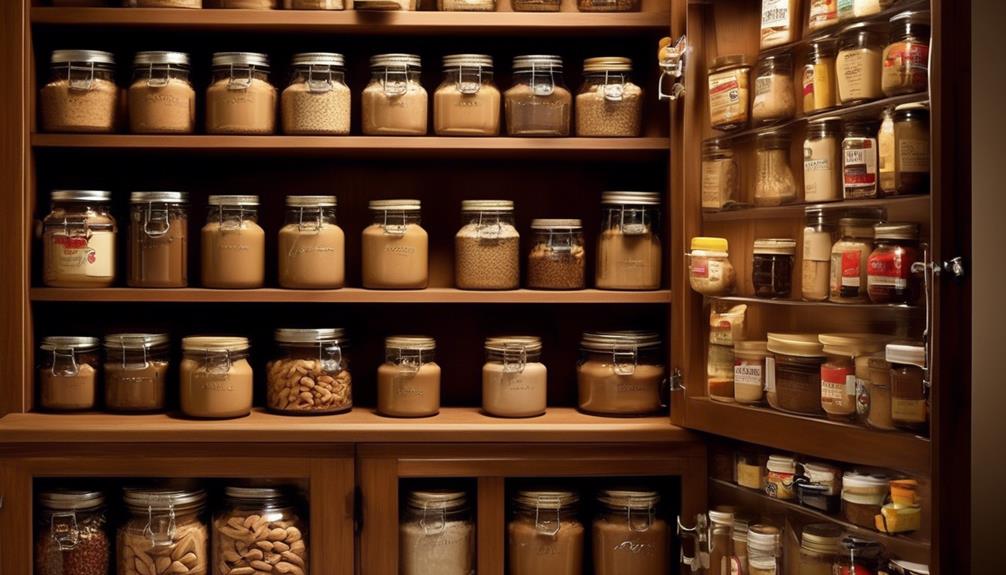 peanut butter storage guidelines