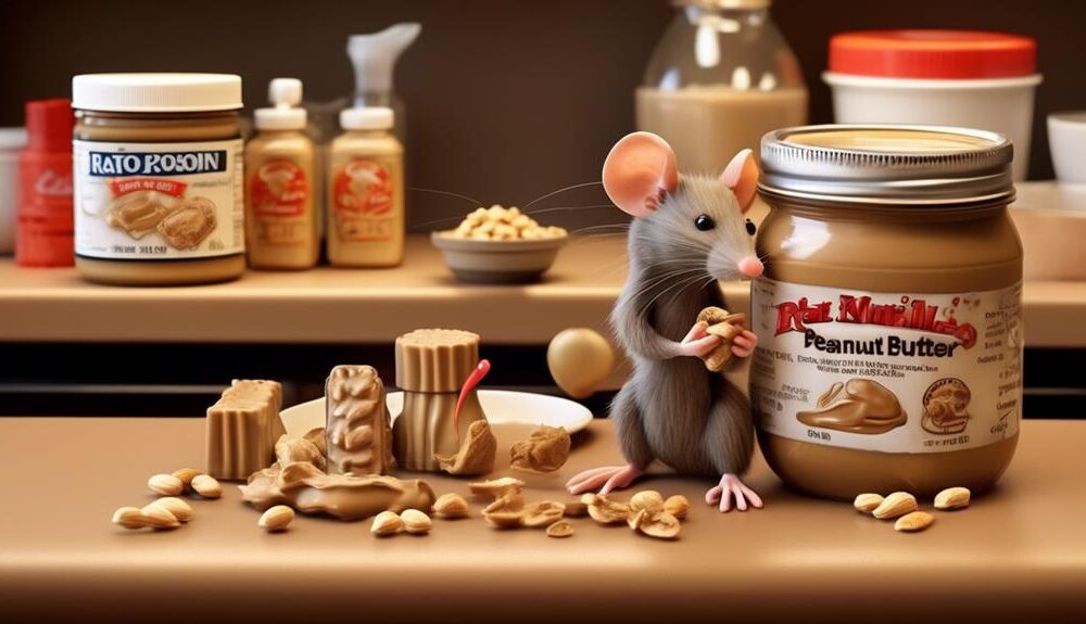peanut butter used for rat poison preparation