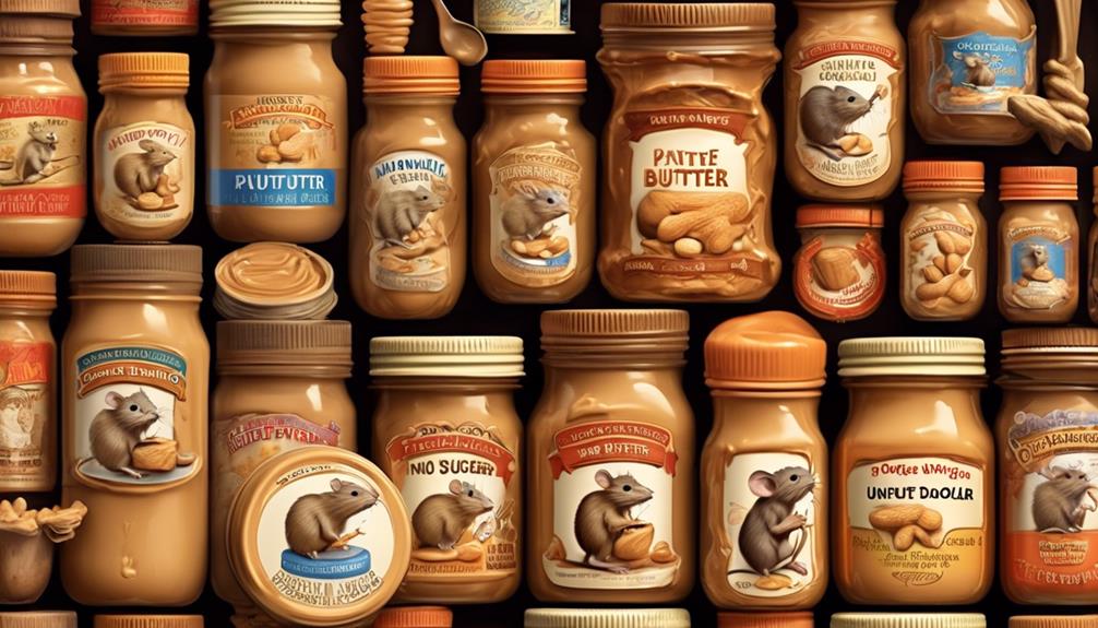rat friendly peanut butter options