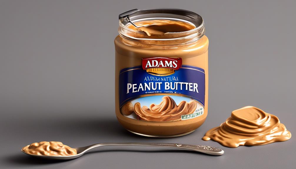 shelf life of opened adams natural peanut butter