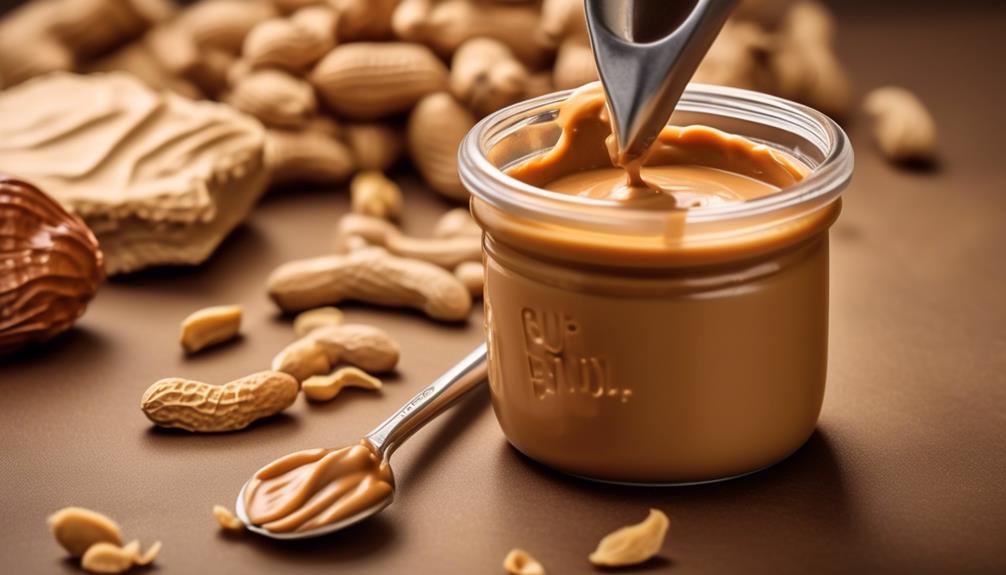 simple peanut butter measuring