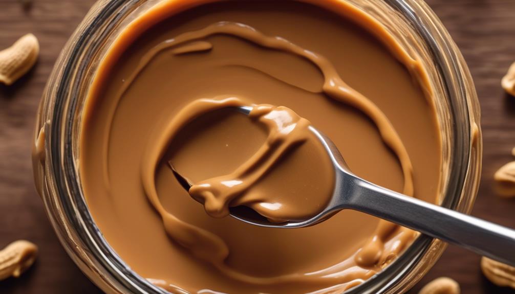 smooth and creamy peanut butter