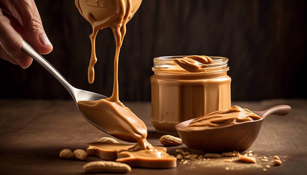smooth and spreadable peanut butter