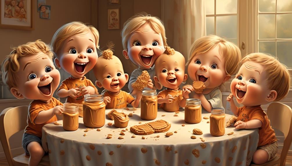 the family of peanut butter baby