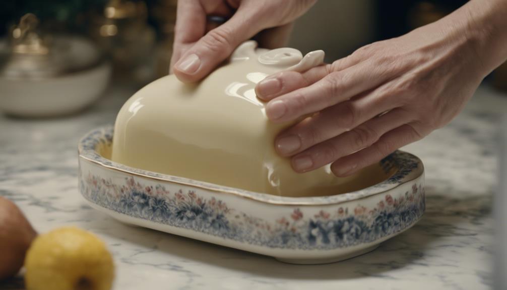 butter dish care tips