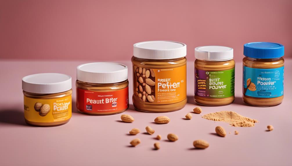 choosing peanut butter powder