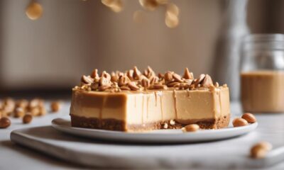 decadent peanut butter cheesecake