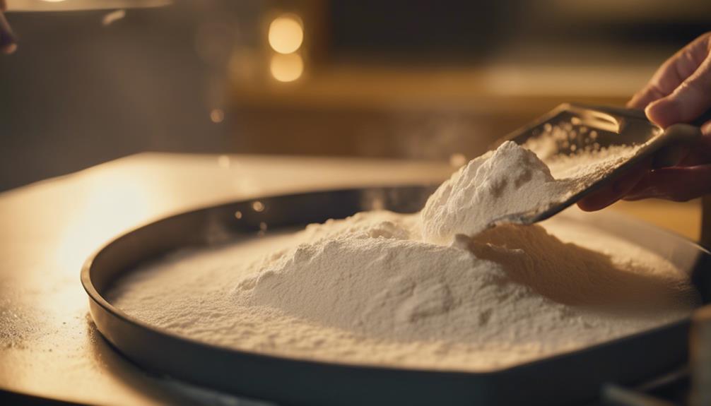 flour for heat treatment