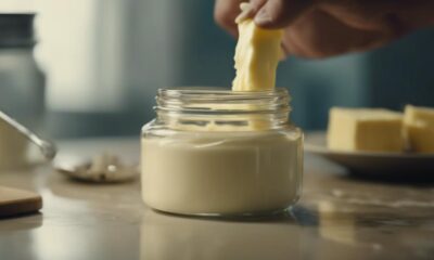 homemade butter from milk