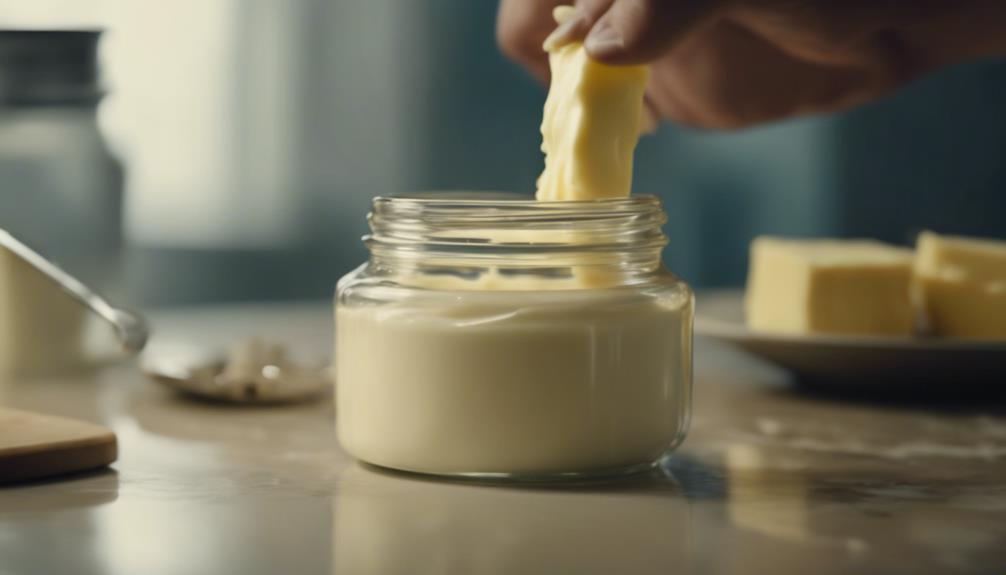 homemade butter from milk
