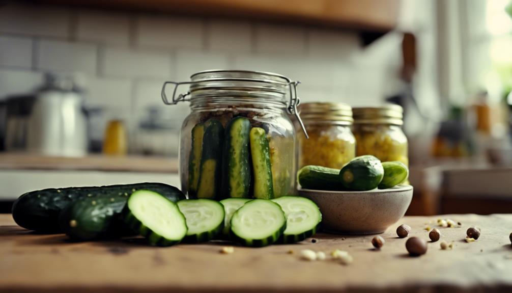 homemade pickles in minutes