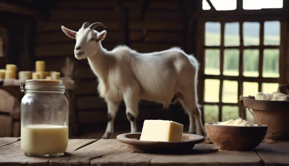 making goat milk butter