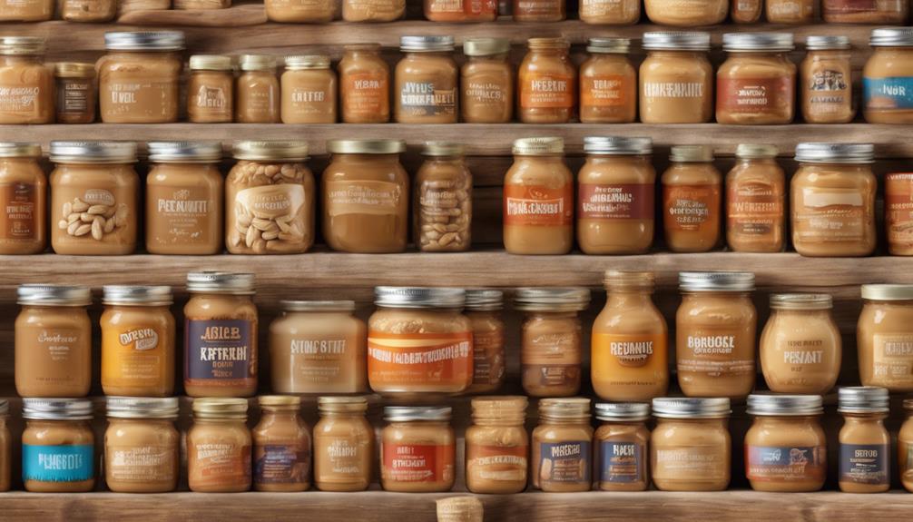 peanut butter brand selection