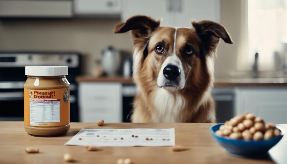 peanut butter harmful dogs