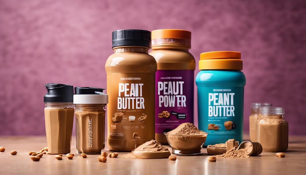 peanut butter protein powders