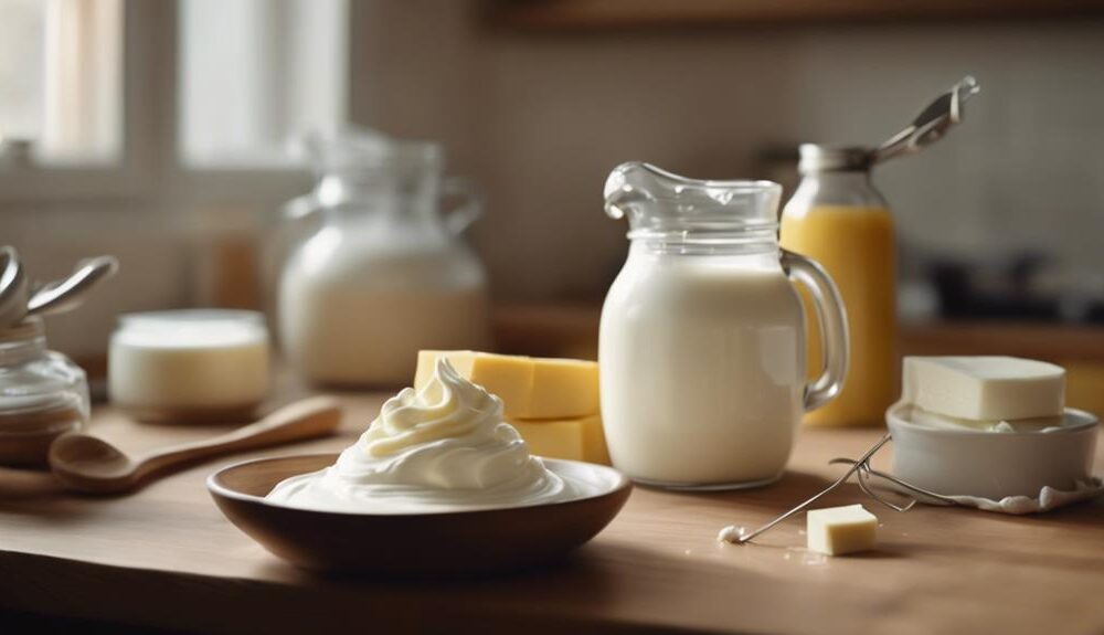 whipping cream with butter