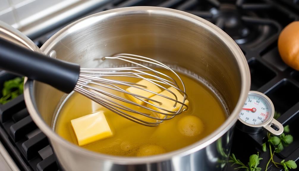 avoiding butter from burning