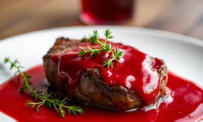 bold red wine sauce