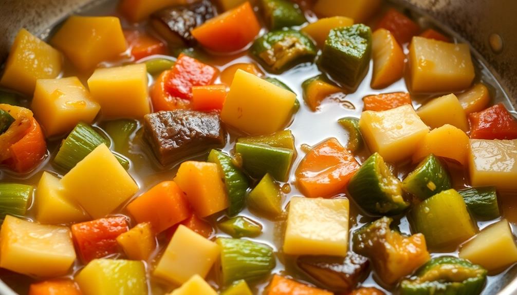 braise vegetables until tender