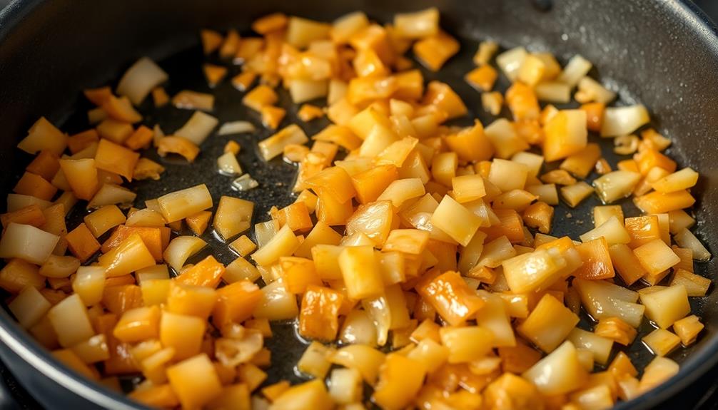 chop onions for preparation