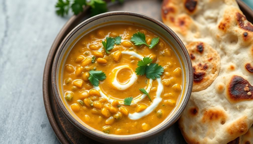 creamy spiced lentil dal