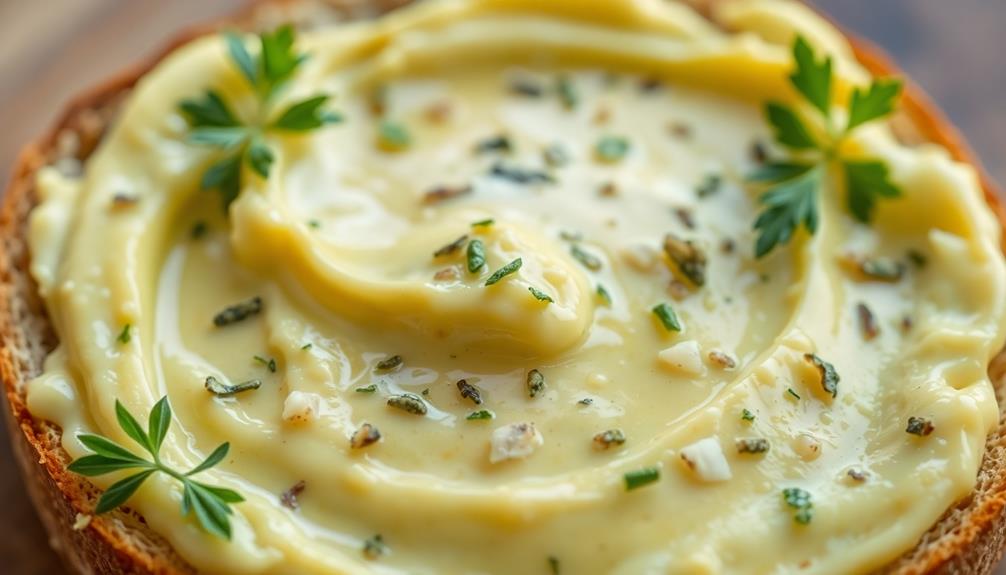 delicious garlic herb butter spread