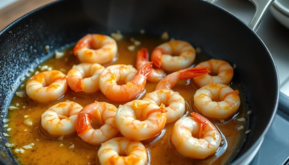 incorporate shrimp into dish