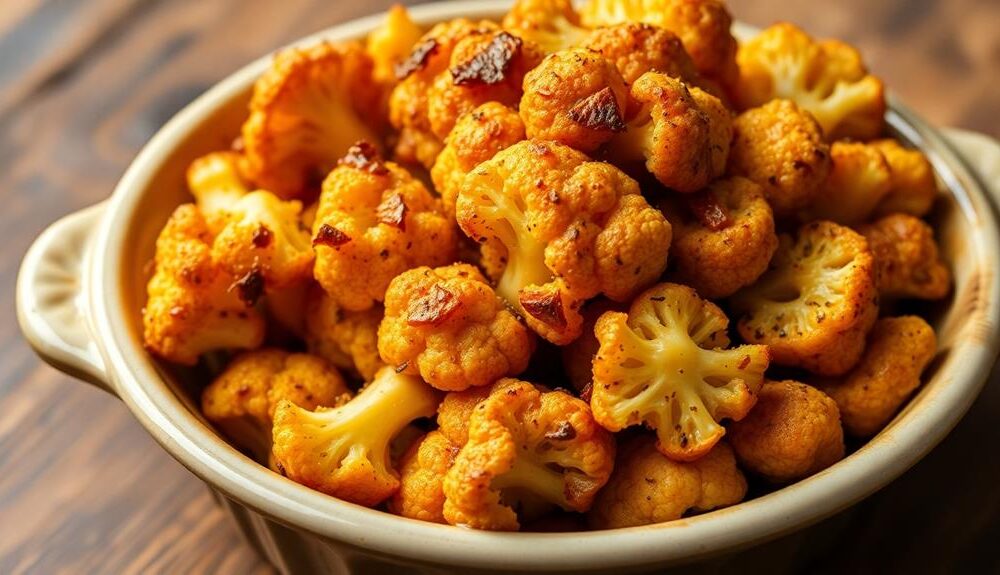 nutty butter roasted cauliflower delight