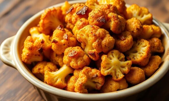 nutty butter roasted cauliflower delight