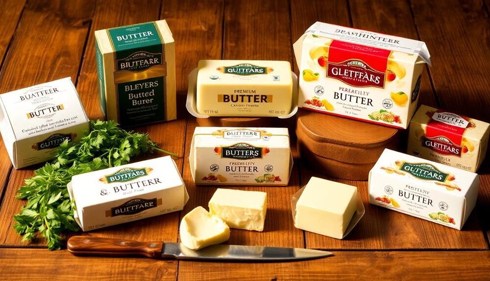 premium butter brand comparison