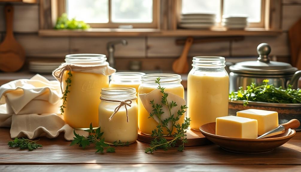 proper homemade butter storage