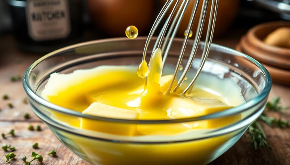 restoring emulsified butter consistency