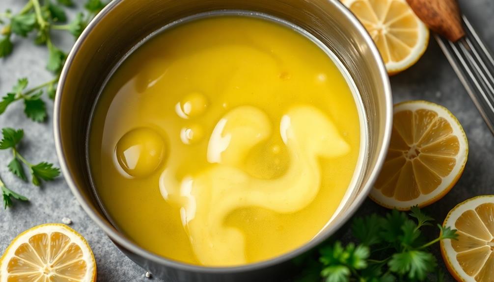 restoring faulty butter sauces