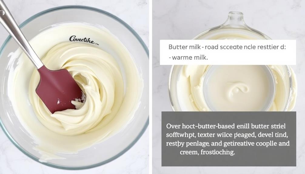 reviving overwhipped frosting texture