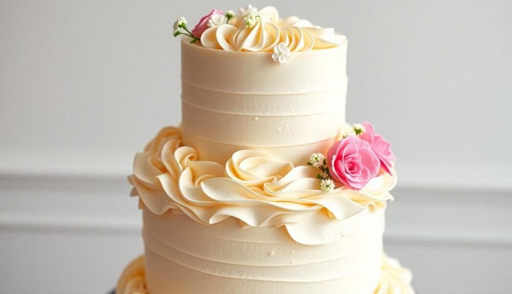 stunning wedding buttercream cake