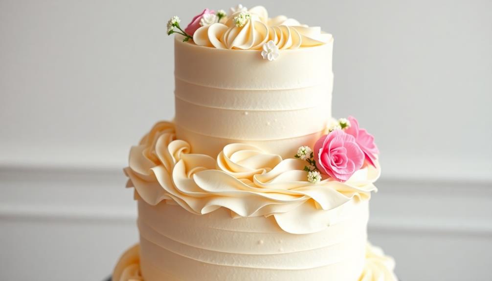 stunning wedding buttercream cake