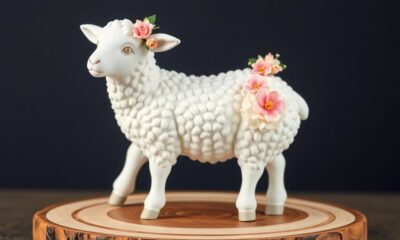 symbolic easter butter lamb