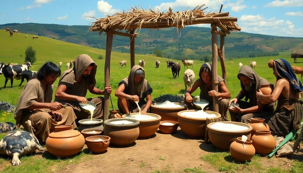 traditional methods of churning